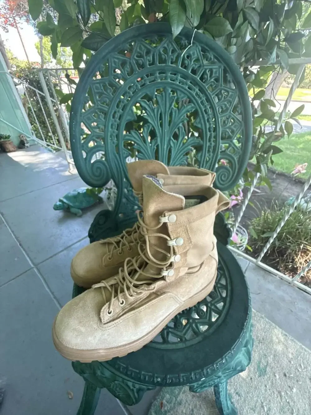 McRae Footwear US Army Flight and Combat Vehicle Crewman Gore-Tex Desert Tan Boo